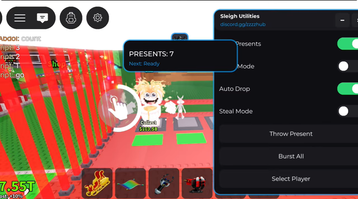 Sleigh Bomber Script